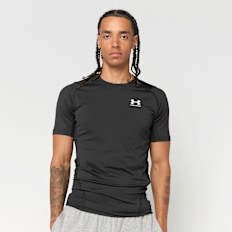 Under Armour UA HG Armour Comp SS black nero