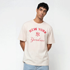 New Era MLB CF Graphics Regular Tee New York Yankees beige