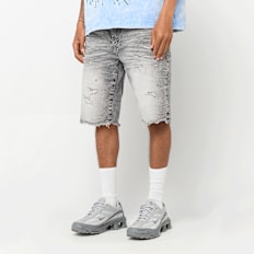 Smoke Rise Denim Shorts szary