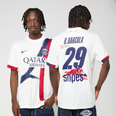 Nike   B. Barcola / No. 29 / Virgil Abloh Archive / PSG DRI-Fit Jersey Shortsleeve Stadium 25/26 bijela