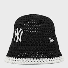 New Era Female Knitted Bucket MLB New York Yankees schwarz