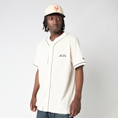 New Era Slub Baseball Jersey beige