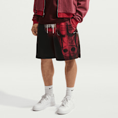 Nike Chicago Bulls MNK Therma-FIT SI BB Fleece Icon Short Schwarz