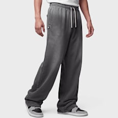 Nike Boston MNK Therma-FIT Standard Issue Fleece Open Hem Washed Pant grau