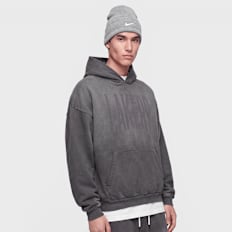 Nike LA Lakers MNK Therma-FIT Standard Issue Washed Hoodie gris