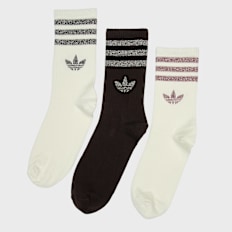 adidas Originals 3 PACK - 3-Stripes Glitter Crew Socks multicolore