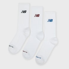 New Balance 3 PACK - EVERYDAY SEASONAL CREW -  seasalt biały