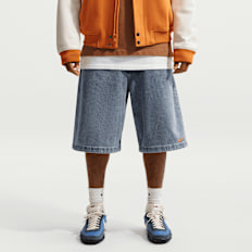 Nike Sportswear Indigo Denim Shorts bleu