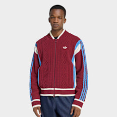 adidas Originals Retro Remix Cardigan rosso