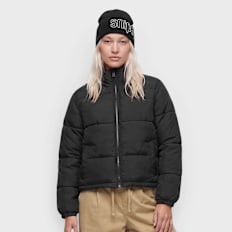 Urban Classics Ladies Short Puffer Jacket Schwarz