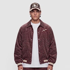 Karl Kani Corduroy Oversized College Jacket brun