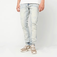 Smoke Rise Vintage Washed Jeans Leo azul