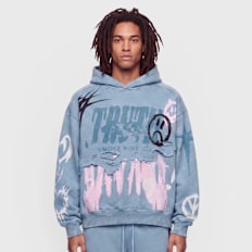 Smoke Rise Truth Hoodie blau