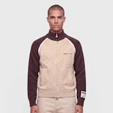 Another Cotton Lab Another Zip Cardigan brun