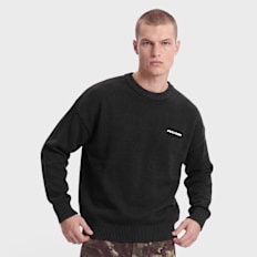 Pegador Logo Oversized Knit Sweater Noir