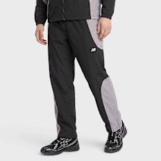 New Balance Color Blocked Woven Pant Schwarz