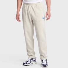 Nike Sportswear SF Graphic Club Open Hem Pant beige