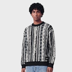 Colucci Flatknit Sweater schwarz