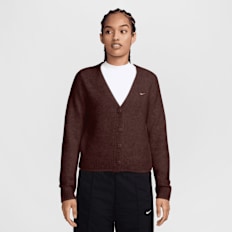 Nike Slim Knit Essential Cardigan Rouge
