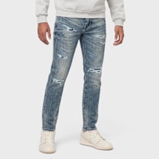 Smoke Rise Vintage Washed Jeans Bleu