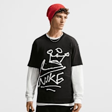 Nike Sportswear Tee Loose Crown schwarz