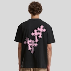 Mister Tee Six Crosses II Oversize Tee Schwarz