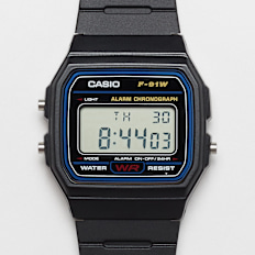 CASIO Casio Watch F-91W-1YEG nero