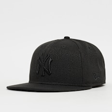 New Era Fitted-Cap 59Fifty Black On Black MLB New York Yankees negro
