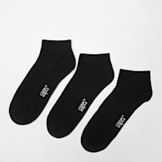SNIPES 3 PACK - LoCut Socks crna