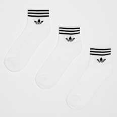 adidas Originals 3 PACK - adicolor Trefoil Ankle Socken weiß