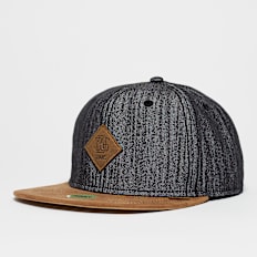 DJINNS Snapback-Cap 6 Panel Linen zwart