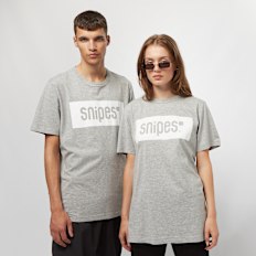 SNIPES Box Logo heather grey/white grau