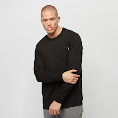 Urban Classics Organic Basic Pocket LS schwarz