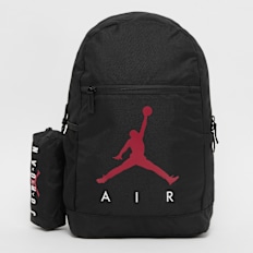 Jordan Air School Backpack With Pencil Case crna