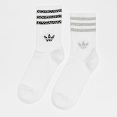 adidas Originals 2 PACK - Glitzer Crew Socken weiß