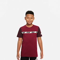 Nike B NSW REPEAT TEE SS carbon heather/smoke grey/white Rot