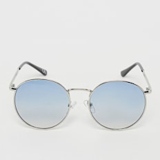 SNIPES Runde Sonnenbrille - silber,  blau blau