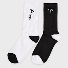 Mister Tee Zodiac Socks 2-Pack Aries multicolor