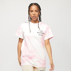 On Vacation Ladies' Do Nothing Club Tie Dye T-Shirt rosa