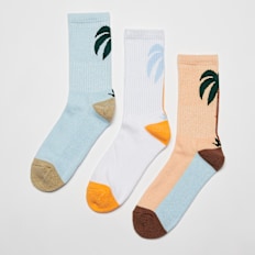 Mister Tee 3 PACK - Fancy Palmtree Socks Multicolor