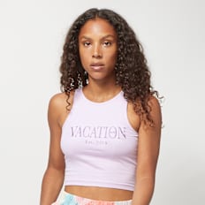 On Vacation Classic Logo Tank Top - Light Purple schwarz