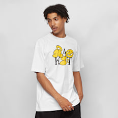 Market Bubble Letter T-Shirt wit