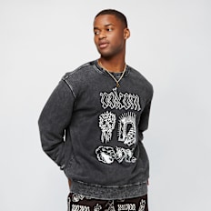 Volcom Fa Vaderetro Crew schwarz