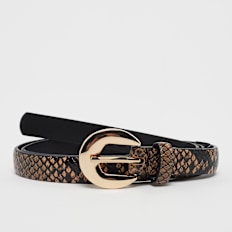 Urban Classics Snake Synthetic Leather Ladies Belt beige