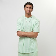 Karl Kani Small Signature Pinstripe Tee vert