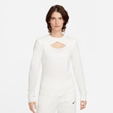 Nike   Sportswear Cut Out Long-Sleeve Top weiß