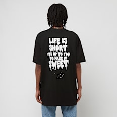 Lost Youth Tee ''Life Is Short'' Schwarz