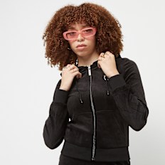 Karl Kani Chest Signature Tight Full Zip Velvet Jacket schwarz