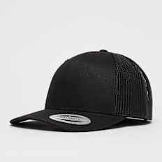 Flexfit Low Profile Cotton Twil Trucker schwarz