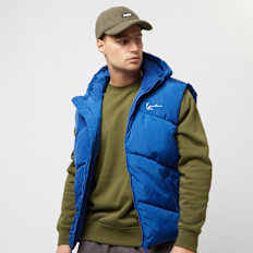 Karl Kani Chest Signature Puffer Vest blauw